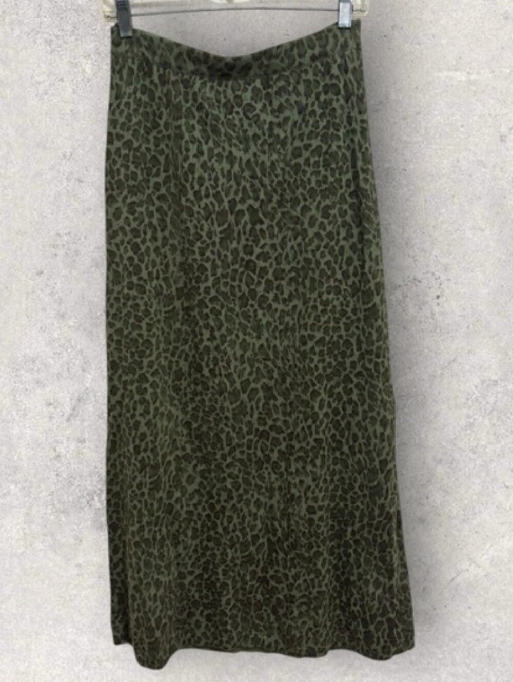 Double D Ranch Green Animal Print Maxi Skirt